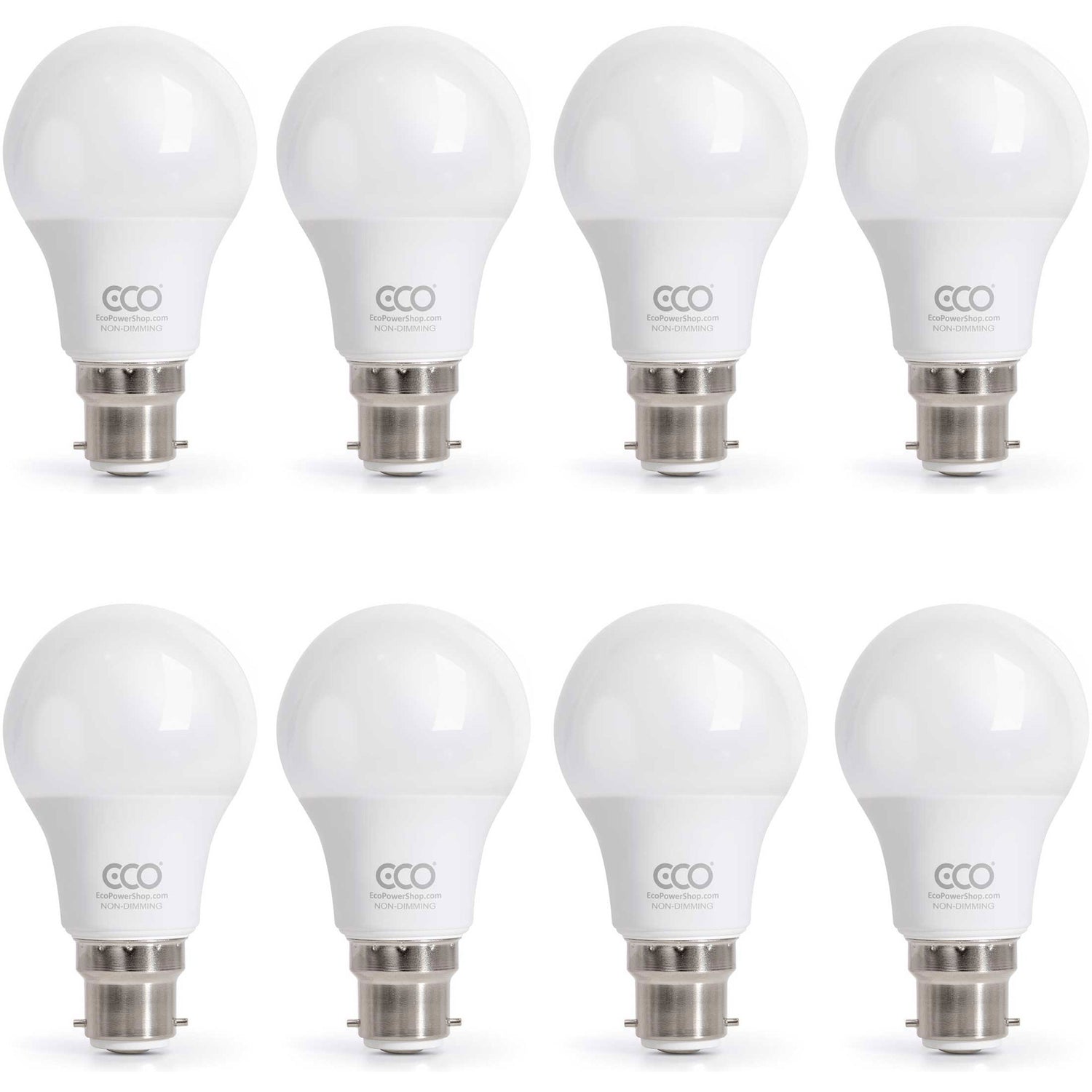 ECO B22 Bayonet LED Light Bulb 40W Eqv - Warm White