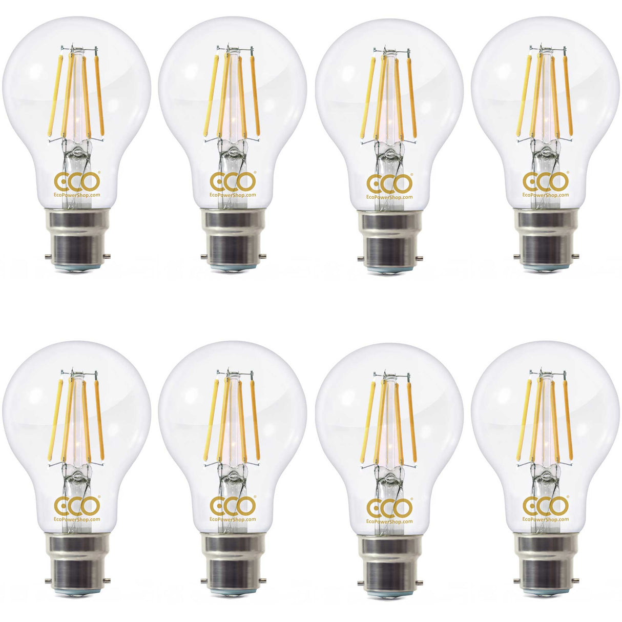 ECO B22 Vintage Style LED Bulb 40W Eqv - Warm White