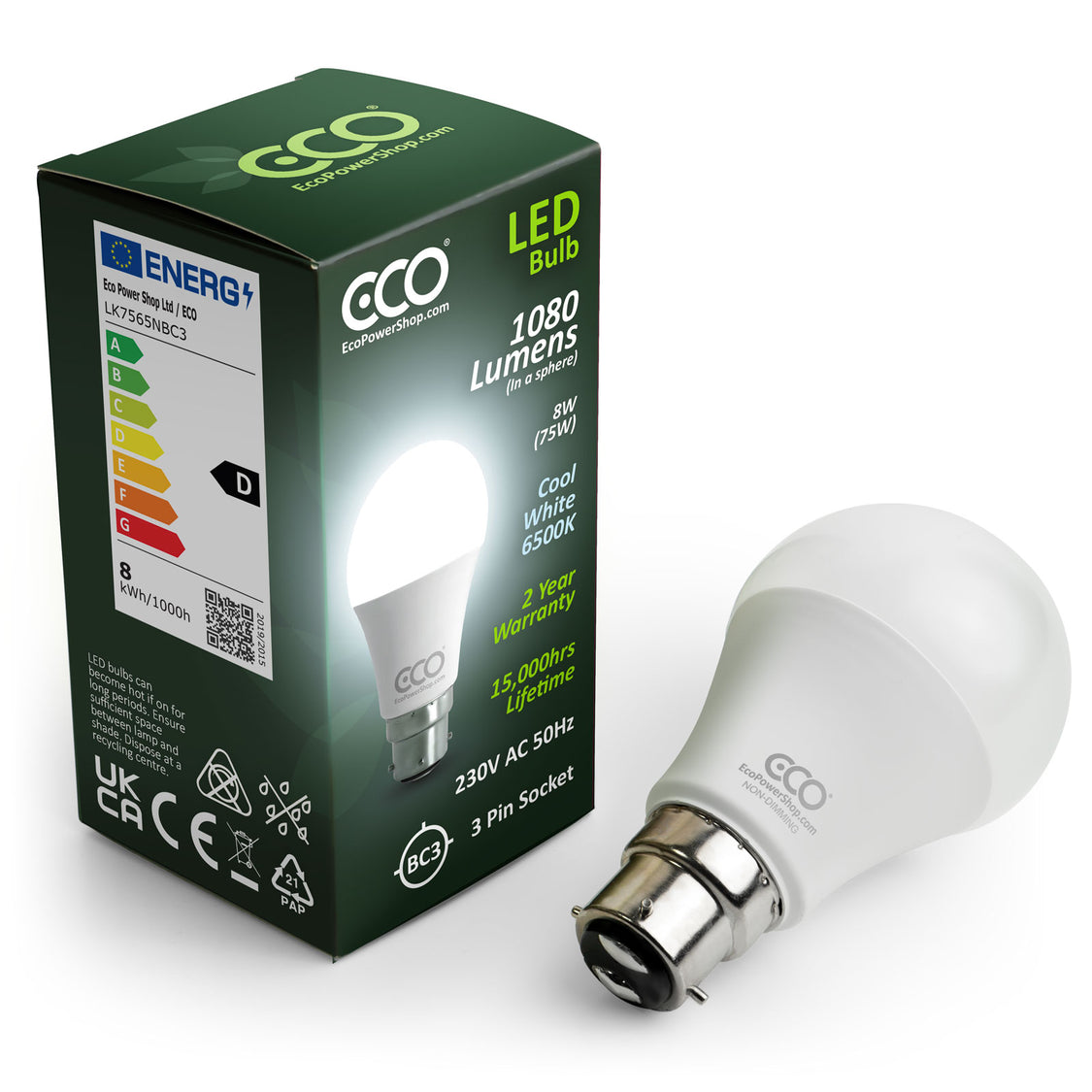 LED Bayonet Light Bulbs | ECO Bulbs – Eco Power Shop Ltd