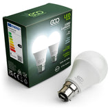 ECO 8W LED BC3 3 Pin Light Bulb 75W Eqv - Cool White