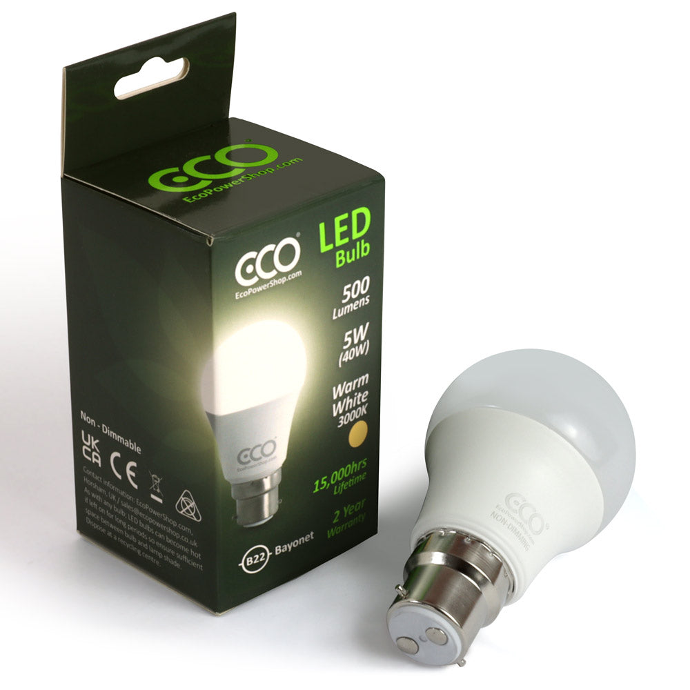 LED Bayonet Light Bulbs | ECO Bulbs – Eco Power Shop Ltd