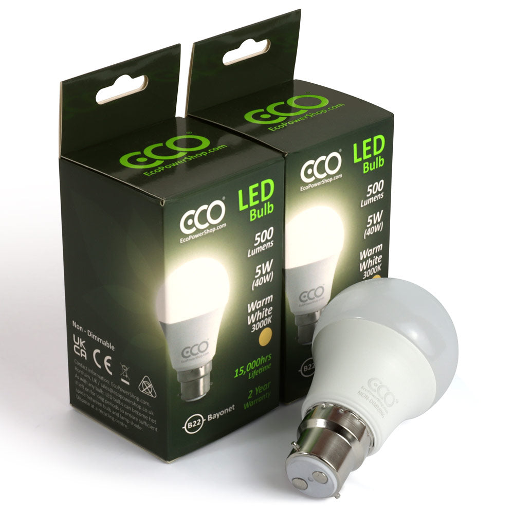 LED Bayonet Light Bulbs | ECO Bulbs – Eco Power Shop Ltd