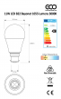 100x ECO 75W LED Light Bulbs, Warm White, 11W, Bayonet B22 - 2xPACK (x50)