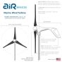 AIR BREEZE Wind Turbine - Reconditioned