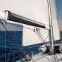 28W Powerfilm flexible panel on yacht boom