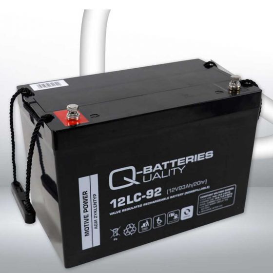Q-Batteries 12LC-92 AGM Battery – 12v 93ah (C20hr) 