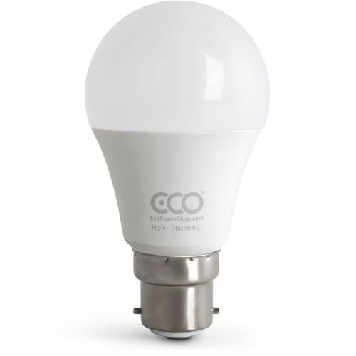 ECO 60W LED Light Bulb, Warm White, B22 Bayonet
