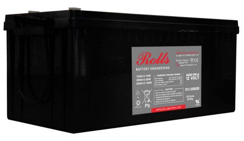 Rolls Solar AGM Series 2 12V Deep Cycle Battery - 220Ah (C100) 162Ah (C10)